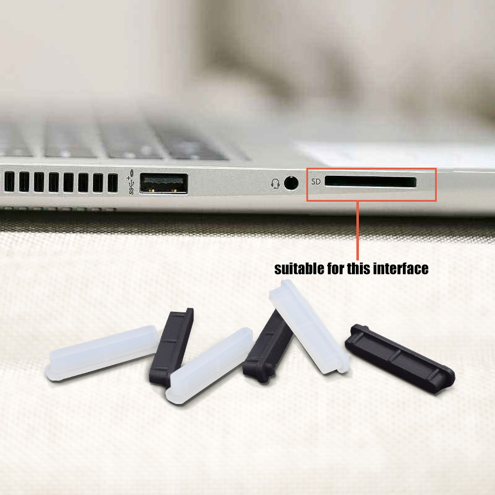 Laptop Accessories Usb - 9 قطع من أغطية السيليكون الشفافة