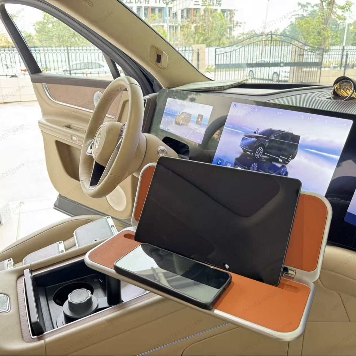 Laptop Accessories Organizer - طاولة سيارة قابلة للطي جديدة، مكتب