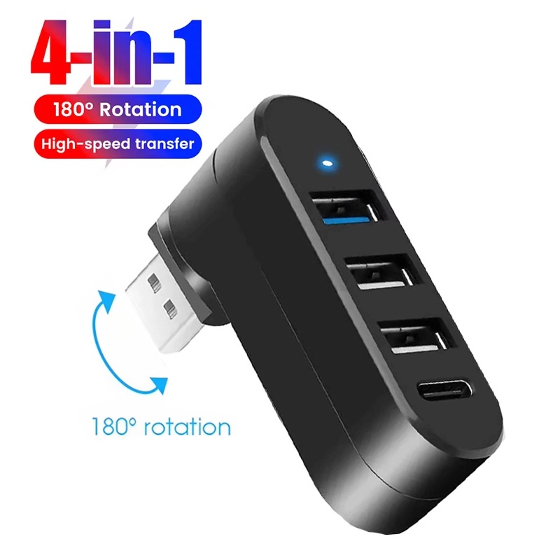 Laptop Accessories Usb - موزع USB متعدد المنافذ 4 منافذ