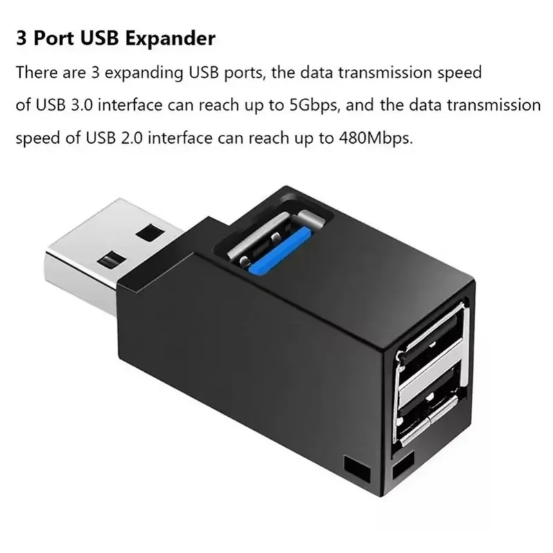 موزع USB 3.0 2.0 قابل للدوران  - مراجعة Laptop Accessories Usb وسعره