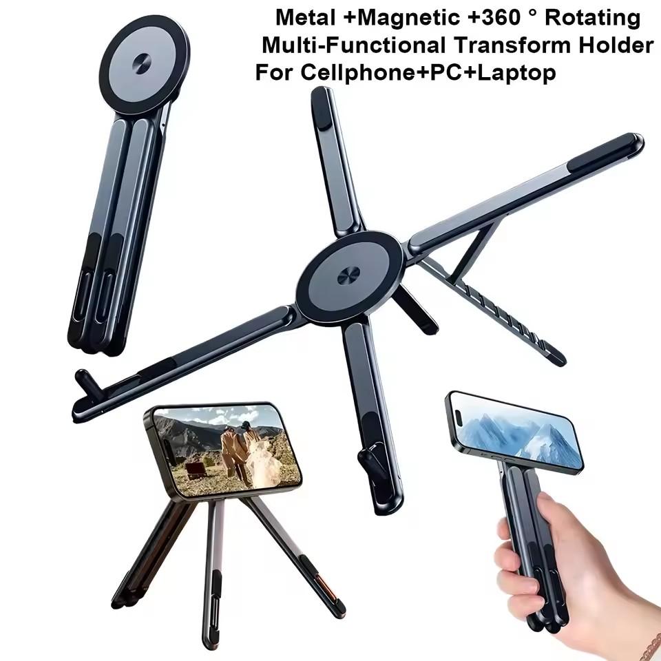 حامل هاتف مغناطيسي محمول وعصا  - مراجعة Laptop Accessories Organizer وسعره
