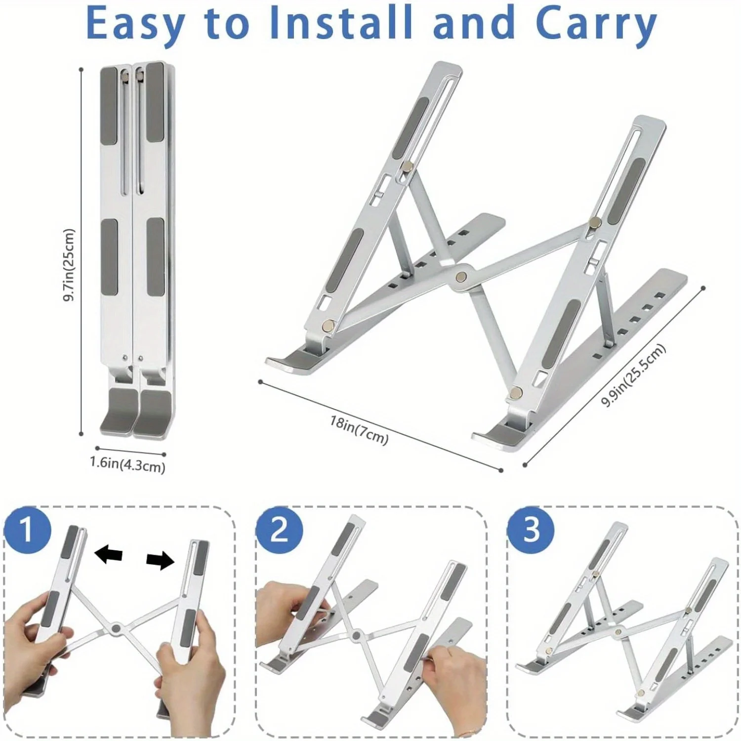 حامل كمبيوتر محمول من الألومني - مراجعة Laptop Accessories Organizer وسعره