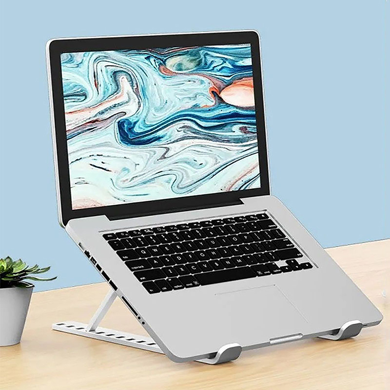 حامل كمبيوتر محمول بلاستيكي عا - مراجعة Laptop Accessories Organizer وسعره