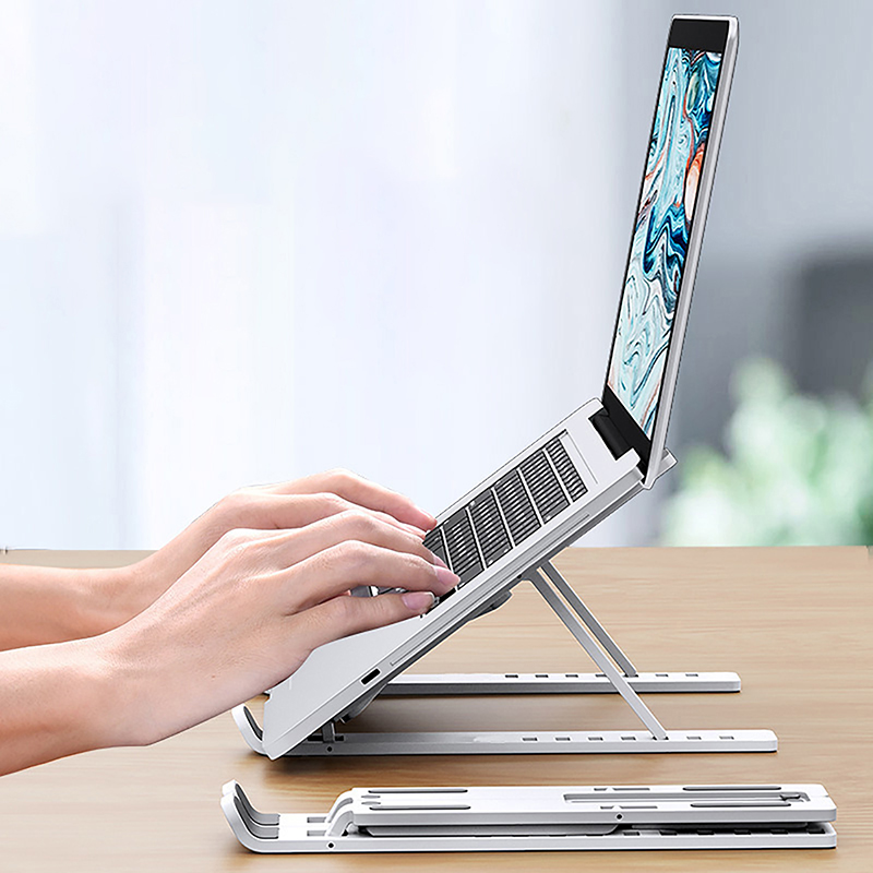 حامل كمبيوتر محمول بلاستيكي عا - مراجعة Laptop Accessories Organizer وسعره