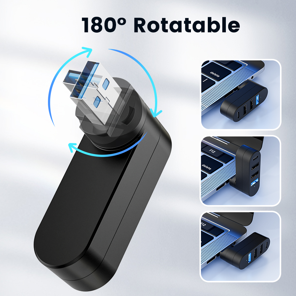 موزع USB متعدد المنافذ 4 منافذ - مراجعة Laptop Accessories Usb وسعره